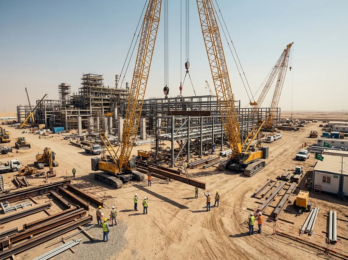 Industrial project site