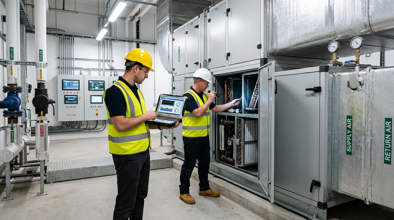 HVAC works at GCP-04 Package 31 Jafurah