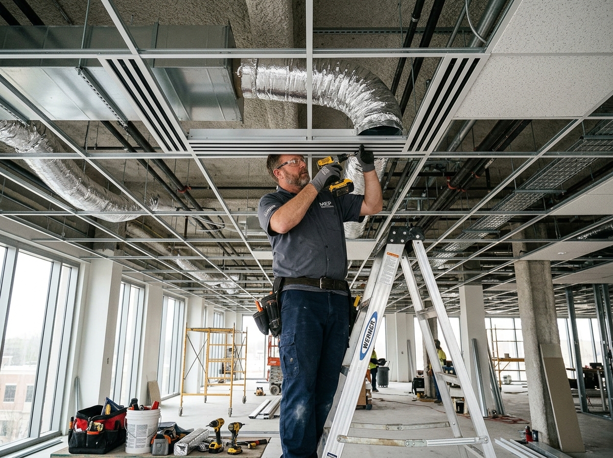 Duct change work and Air balancing, SAB Bank